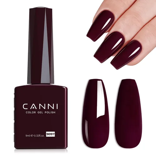 Miniatura 110 de CANNI - Esmalte de uñas en gel azul real, 1 unidad de 0.5 onzas, color azul marino, gel de cobalto oscuro profundo, para quitar el esmalte de uñas