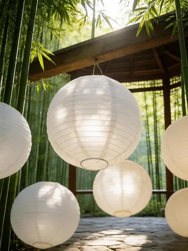 Miniatura 6 de 6 linternas de papel blancas con luces LED, linterna redonda de 12 pulgadas, lámpara de papel colgante para cumpleaños, boda, Navidad, novia