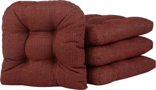 Miniatura 76 de Klear Vu Gripper Overstuffed - Cojines universales antideslizantes para silla de comedor para decoración de cocina o uso de oficina, almohadilla