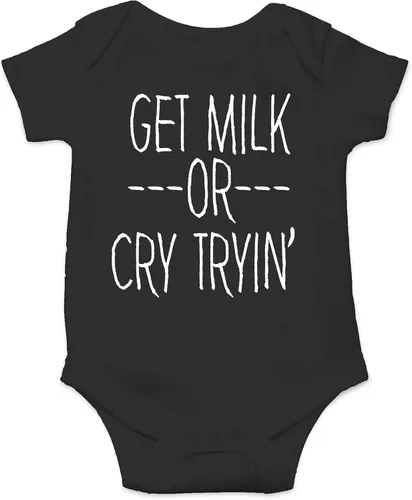 Miniatura 9 de Get Milk or Cry Tryin - Ropa de bebé - Divertidos trajes para recién nacidos para niños y niñas