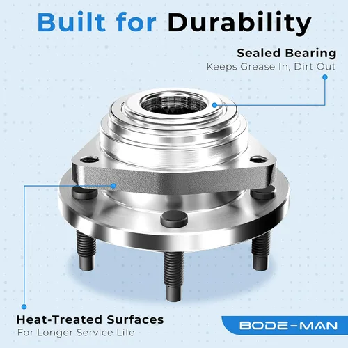 Miniatura 3 de Par de 2 bujes de rueda trasera y conjunto de rodamientos para modelos Mazda 3 2004-2008 sin ABS