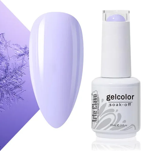 Miniatura 37 de Arte Clavo Esmalte de uñas de gel rosa lechosa de 0.5 fl oz, con luz LED, UV, remojado, transparente, rosa nude, manicura francesa, rosa claro