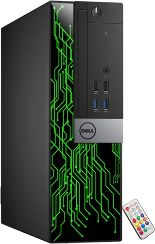 Miniatura 4 de Dell OptiPlex - Computadora con luces RGB personalizadas para escritorio, Intel Core i5 6500, 3.2 GHz, 8 GB de RAM, 256 GB SSD, Windows 11 Pro
