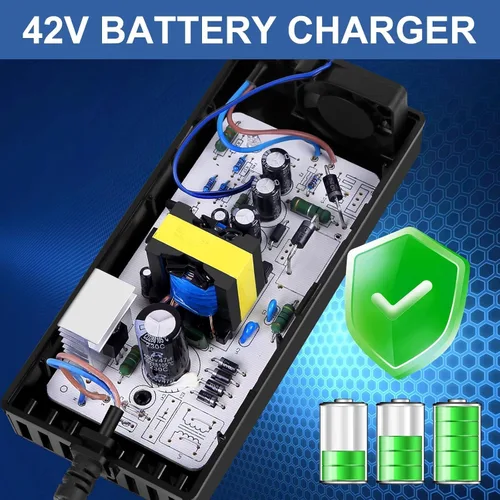 Miniatura 6 de Cargador de patinete eléctrico de 42V 2A con enchufes 5 en 1 para Bird, Gotrax, Segway, Pocket Mod, Sports Mod, Voyage, Ninebot, Apex, Glider, XR