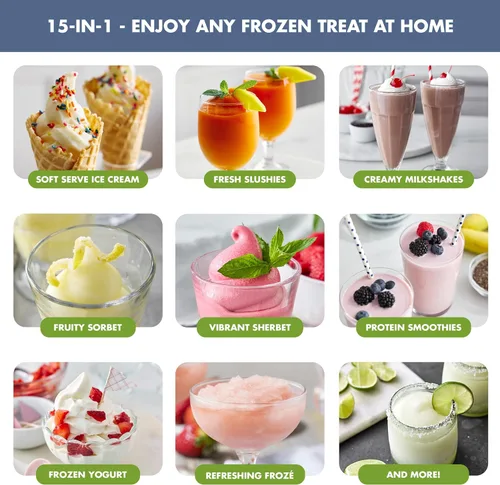 Miniatura 4 de GreenPan Frost, máquina para hacer helados y máquina para hacer slushies, helado suave, sorbete, margaritas, batidos, yogur helado, sin necesidad