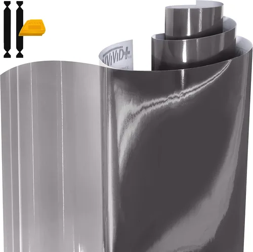 Miniatura 18 de VViViD Air-Tint Envoltura de vinilo para faros delanteros y traseros extra anchos, rollo de 16 pulgadas x 48 pulgadas, incluye espátula amarilla y 2