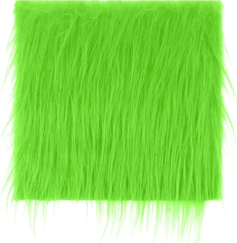 Piel sintética para manualidades, 10 x 20 pulgadas, piel falsa de Navidad, tela de piel esponjosa, corte de piel para manualidades, manualidades,