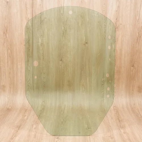 Miniatura 7 de KUAFU Cristal transparente para puerta compatible con John Deere 318D 318E 320D 320E 319D 323D 329E Minicargadora de rieles de repuesto