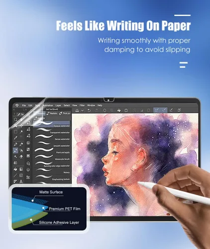Miniatura 3 de MoKo Paquete de 1 protector de pantalla para Samsung Galaxy Tab S10 Plus de 12.4 pulgadas 2024/S9 FE Plus 5G/Tab S9 Plus/Tab S7 FE 5G/Tab S8 Plus