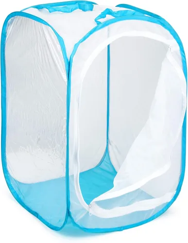 Miniatura 10 de RESTCLOUD Hábitat grande de mariposa monarca de 36 pulgadas, jaula de malla plegable gigante para insectos, terrario, 24 x 24 x 36 pulgadas
