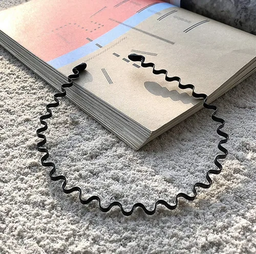 Miniatura 8 de bodbop XINGZHE Bandas para el cabello, diadema de metal para hombres y mujeres, diademas de moda para lavar la cara, maquillaje deportivo, banda