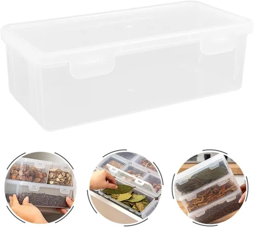 Miniatura 9 de Homoyoyo Contenedor hermético de almacenamiento de alimentos Caja de almacenamiento sellada para granos de harina de caramelo de frijoles de pasta