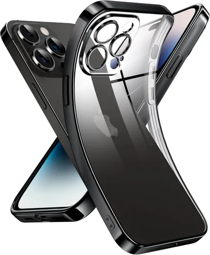 Miniatura 22 de Supdeal Funda transparente para iPhone 13 Pro, no amarillea, protección de cámara, probada en caídas de grado militar, transparente, a prueba