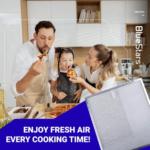 Miniatura 8 de BlueStars 99010316 Filtro de grasa para campana extractora de 11 1/4 pulgadas x 11 3/4 pulgadas x 3/8 pulgadas - Compatible con Broan Kenmore Sears