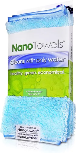 Life Miracle Nano Towels - Increíble tela ecológica que limpia prácticamente cualquier superficie con solo agua. No más toallas de papel o productos