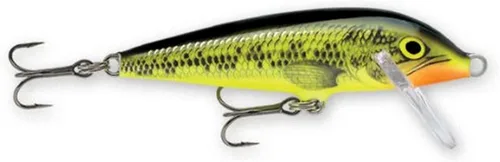 Rapala Señuelos de pesca de cuenta regresiva de 1/4 oz Cabeza roja