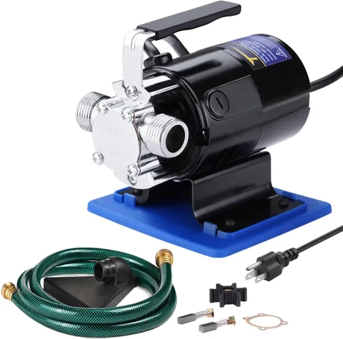 Miniatura 11 de Trupow 1/10HP 330GPH mini bomba eléctrica portátil de transferencia del sumidero de 115 voltios con interruptor de encendido/apagado (solo bomba)