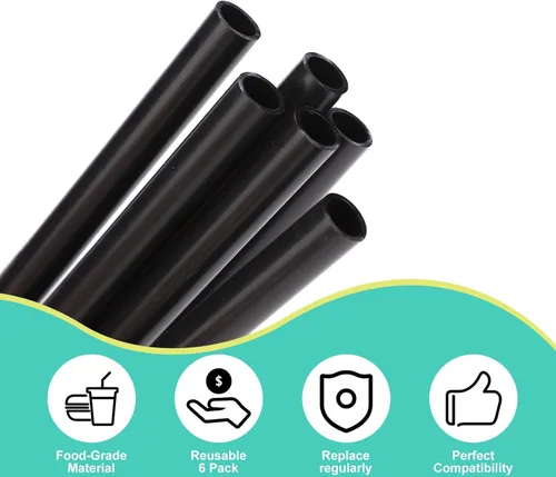 Miniatura 7 de SAVITA 6pcs Replacement Straws for Owala Freesip 24/32oz, Reusable Straws with Cleaning Brush Tumbler Accessories Parts Compatible with Owala Flip