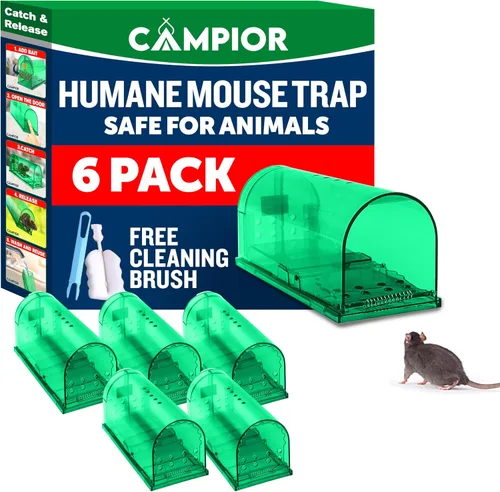 Miniatura 12 de Campior Trampa Humana para Ratones para Casa – Grande, Trampas para Ratones Sin Matar para Interiores para el Hogar, Trampa para Ratas y Ratones