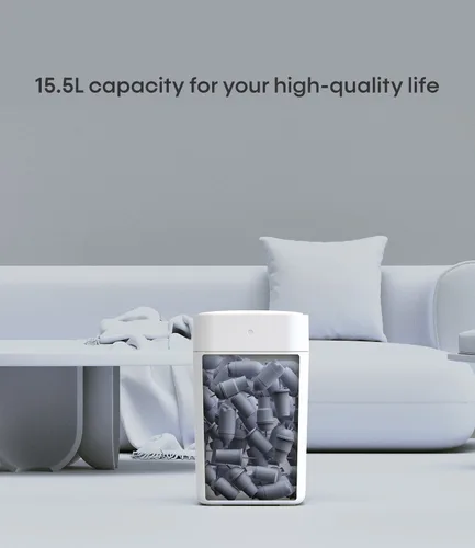 Miniatura 8 de TOWNEW T1S - Cubo de basura automático de 15.5 l autosellado y autocambiante, con sensor de movimiento, cubo de basura inteligente actualizado