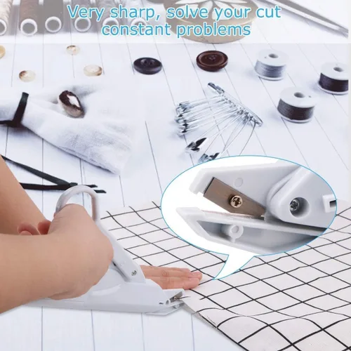 Miniatura 2 de Tijeras eléctricas, multiusos, tijeras de tela eléctricas para el hogar con interruptor de seguridad, tijeras electrónicas de mano