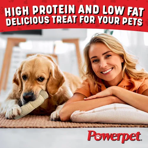 Miniatura 4 de Powerpet Treats - Rollos de mejillas de res para perros, promueve la higiene dental, 100% natural y altamente digerible, alto en proteínas, razas
