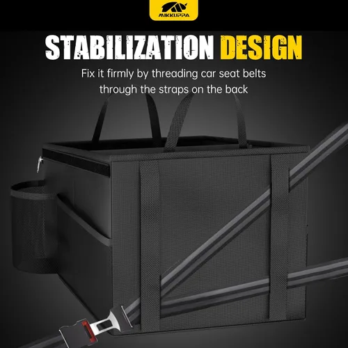 Miniatura 5 de MIKKUPPA Organizador de Asiento de Coche - Organizador para Asiento Delantero del Pasajero y Asiento Trasero con Caja de Paños y Portavasos, Caja