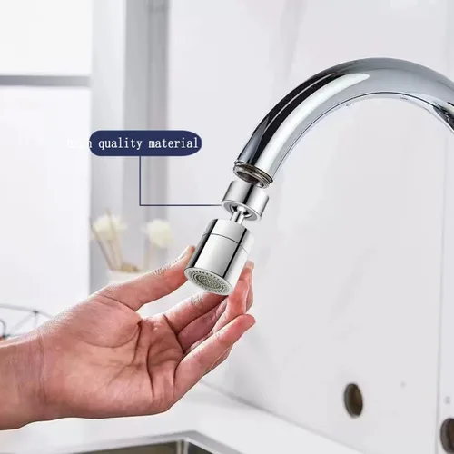 Miniatura 7 de Aireador de grifo de 2 piezas, aireador giratorio de 360° para fregadero de cocina, giro de ángulo grande, cabezal de grifo rociador de doble
