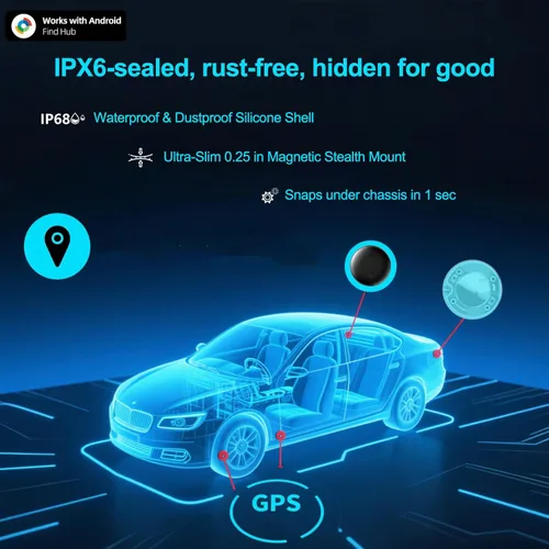 Miniatura 3 de Tracker Device for Vehicles – （Only Android） Strong Magnetic, No Monthly Fee, Waterproof, 365-Day Battery, Mini & Hidden Vehicle Tracker（1 Set）