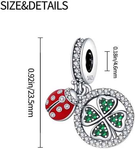 Miniatura 169 de KUNSIR Los abalorios se adaptan a pulseras Pandora para mujer, plata de ley 925, cuentas colgantes de joyería para niñas, dijes de feliz cumpleaños