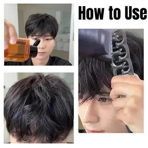 Miniatura 5 de Juego de peinado de doble paquete: peine texturizante de 2ª generación mejorado y peine voluminizador 2 en 1 para todo tipo de cabello, crea volumen