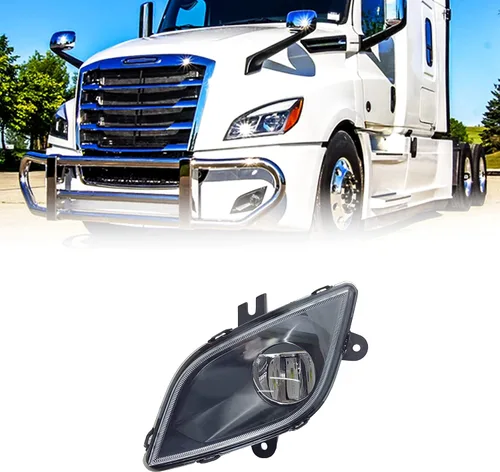 Miniatura 7 de Torque Reemplazo de faros delanteros LED negros del lado izquierdo del conductor para camiones Freightliner Cascadia 2018 2019 2020 2021 2022