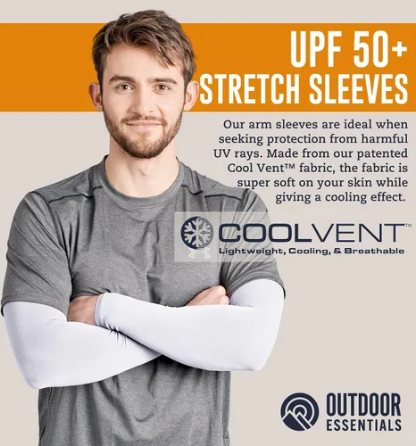 Miniatura 2 de Mangas de compresión de enfriamiento para hombres y mujeres, con protección solar UV UPF 50, paquete múltiple, mangas protectoras de brazos