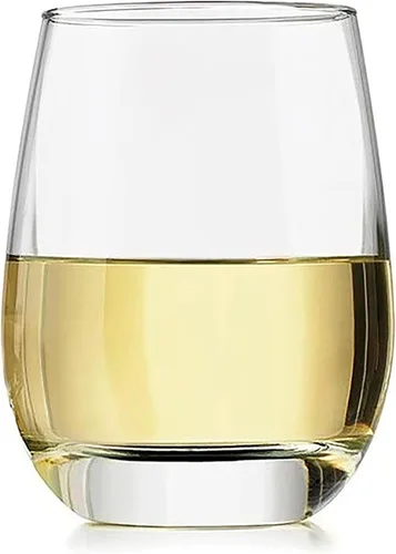 Miniatura 11 de Libbey Juego de 12 Copas de Vino sin Tallo, Aptas para Lavavajillas, Perfectas para Cócteles, Agua y Vajilla para Exteriores Rojo y blanco 12