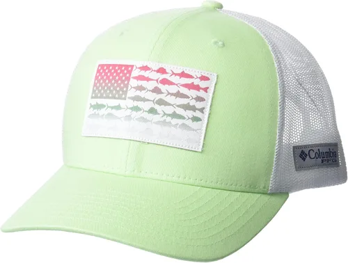 Miniatura 929 de Columbia - Gorra de malla con bandera con árboles unisex para adultos, corona alta
