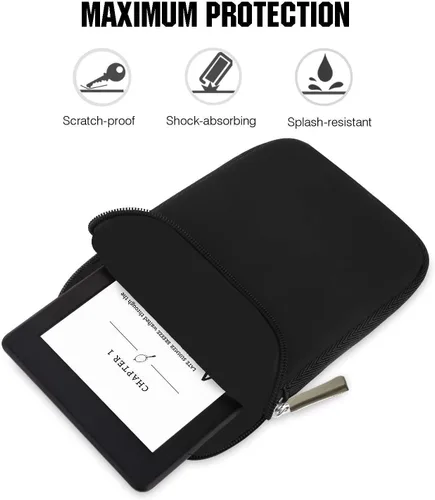 Miniatura 3 de Funda protectora de neopreno con cremallera para iPad Mini 5ª generación de 7.9 pulgadas 2019, iPad Mini 5 4 3 2 1, Galaxy Tab A 8.0 2018, NeuTab