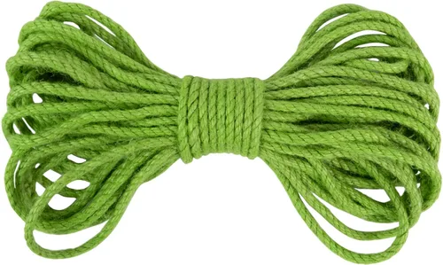 Miniatura 21 de Cuerda de yute de 0.197 in, cuerda de yute natural gruesa para jardín, cuerda de cáñamo resistente para exteriores, para jardinería, manualidades