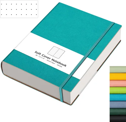 Miniatura 19 de AHGXG Cuaderno de papel cuadriculado - Cuaderno de papel de cuadrícula tamaño A4 grande 8.5''×11'', 320 páginas de diario grueso, papel cuadriculado