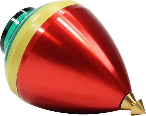 Miniatura 2 de Spintastics Quicksilver Hybrid Bearing Spin Top - Punta de rodamiento (rojo y verde)