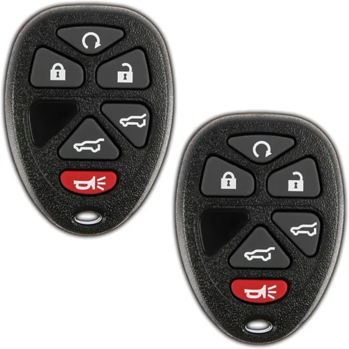 Miniatura 10 de KeylessOption Repuesto de llavero transmisor de 6 botones., Negro