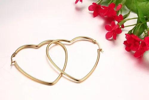 Miniatura 5 de MengPa Aretes de aro para mujer, chapados en oro negro, aretes de gota, joyería de moda