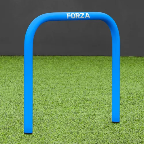 Miniatura 10 de FORZA Arcos de paso de fútbol profesional Juego de 4 objetivos de fútbol de nivel élite para mejorar las técnicas y la precisión de los pases
