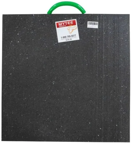 Miniatura 15 de Mytee Products (Paquete de 4) Almohadilla de Estabilizador Mediana 24" x 24" 1.5" Negro para Grúa, Camión de Auxilio, Camión de Remolque