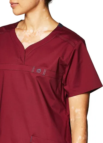Miniatura 2 de Wink 'Wonderflex' paciencia 'cuello curvado parte superior' parte superior de uniforme