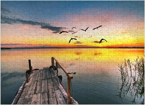 Miniatura 7 de MyPuzzle Pier in The Clouds - Rompecabezas prémium de 100 piezas para adultos