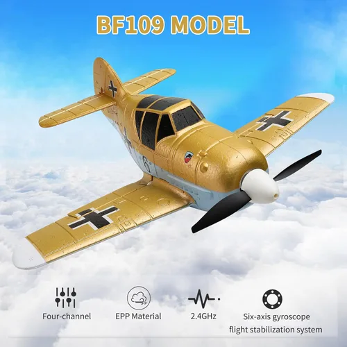 Miniatura 2 de GoolRC Avión RC, avión WLtoys A250 RC, avión de control remoto de 2.4 GHz 4 canales con giroscopio de 6 ejes, juguetes de vuelo de aviones RC