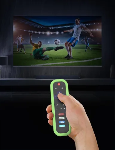 Miniatura 8 de Funda para Roku Smart TV RC280 RC282 URC280J XRC280J XRC280J Reemplazo universal Funda de silicona ligera con cordón para control remoto Roku TV