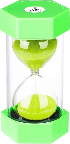 Miniatura 10 de SuLiao Reloj de arena colorido de 3 minutos, reloj de arena morado, temporizador de reloj de arena de plástico para niños, juegos, aula, cocina