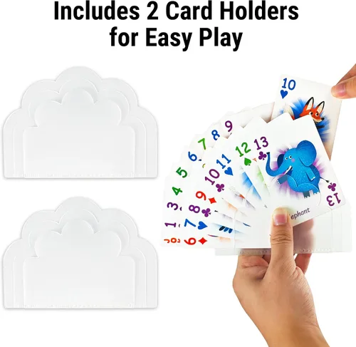 Miniatura 6 de rokt&razo Juego educativo de cartas para niños 6 en 1, juego de memoria del alfabeto, Slap Jack, Go Fish, Crazy Eights, War, Ghost Out