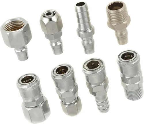 Miniatura 9 de Conector de acoplamiento S 8 unids Bsp 1/2 manguera neumática compresor de aire acoplador rápido enchufe enchufe conector conjunto